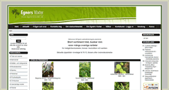 Desktop Screenshot of egnersvaxter.se